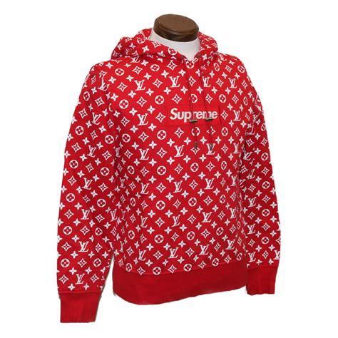 louis vuitton supreme collaboration hoodie|supreme louis vuitton tracksuit.